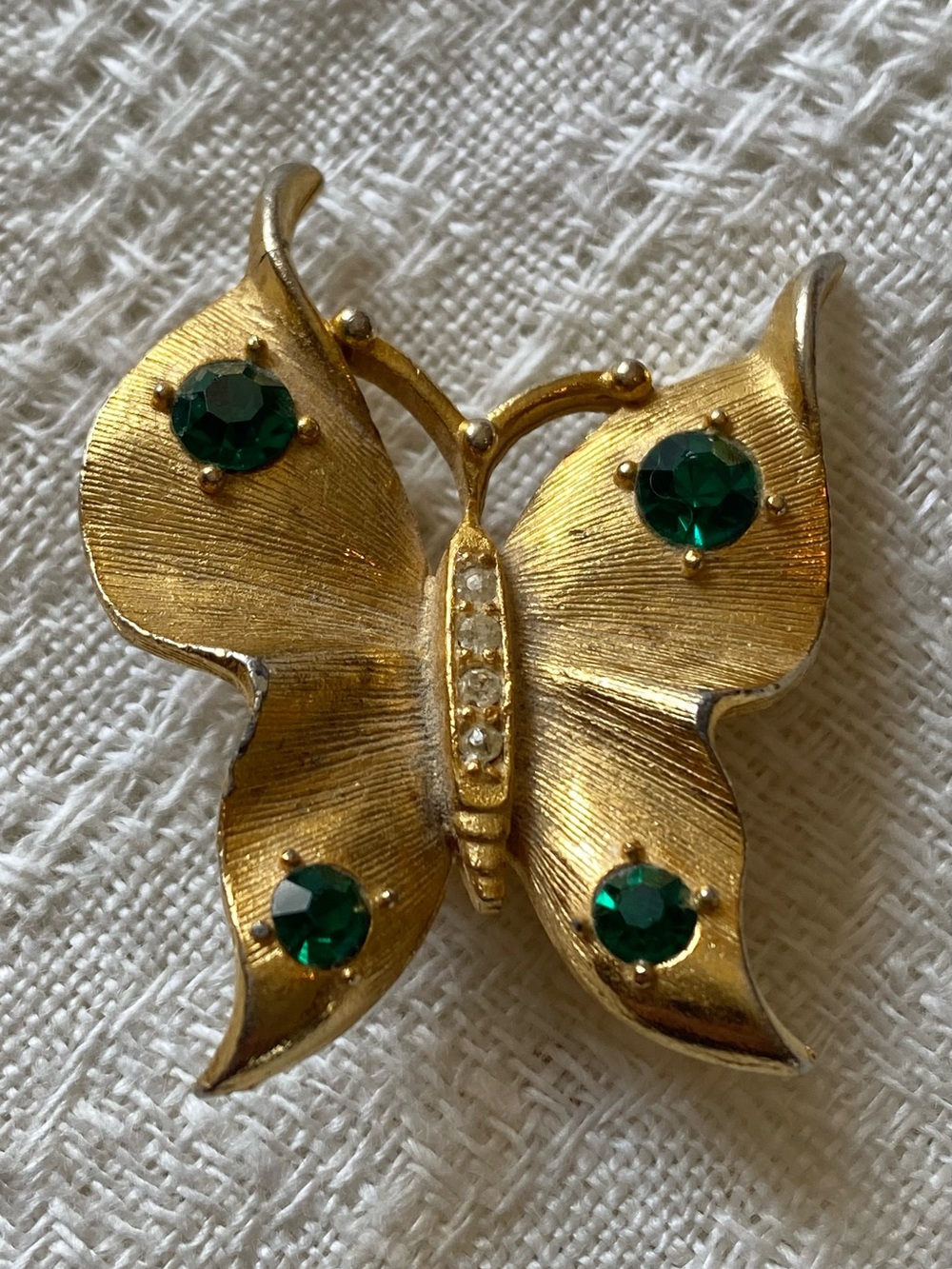 Vintage Crown Trifari butterfly brooch